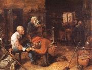 BROUWER, Adriaen The Operation fdg oil painting on canvas